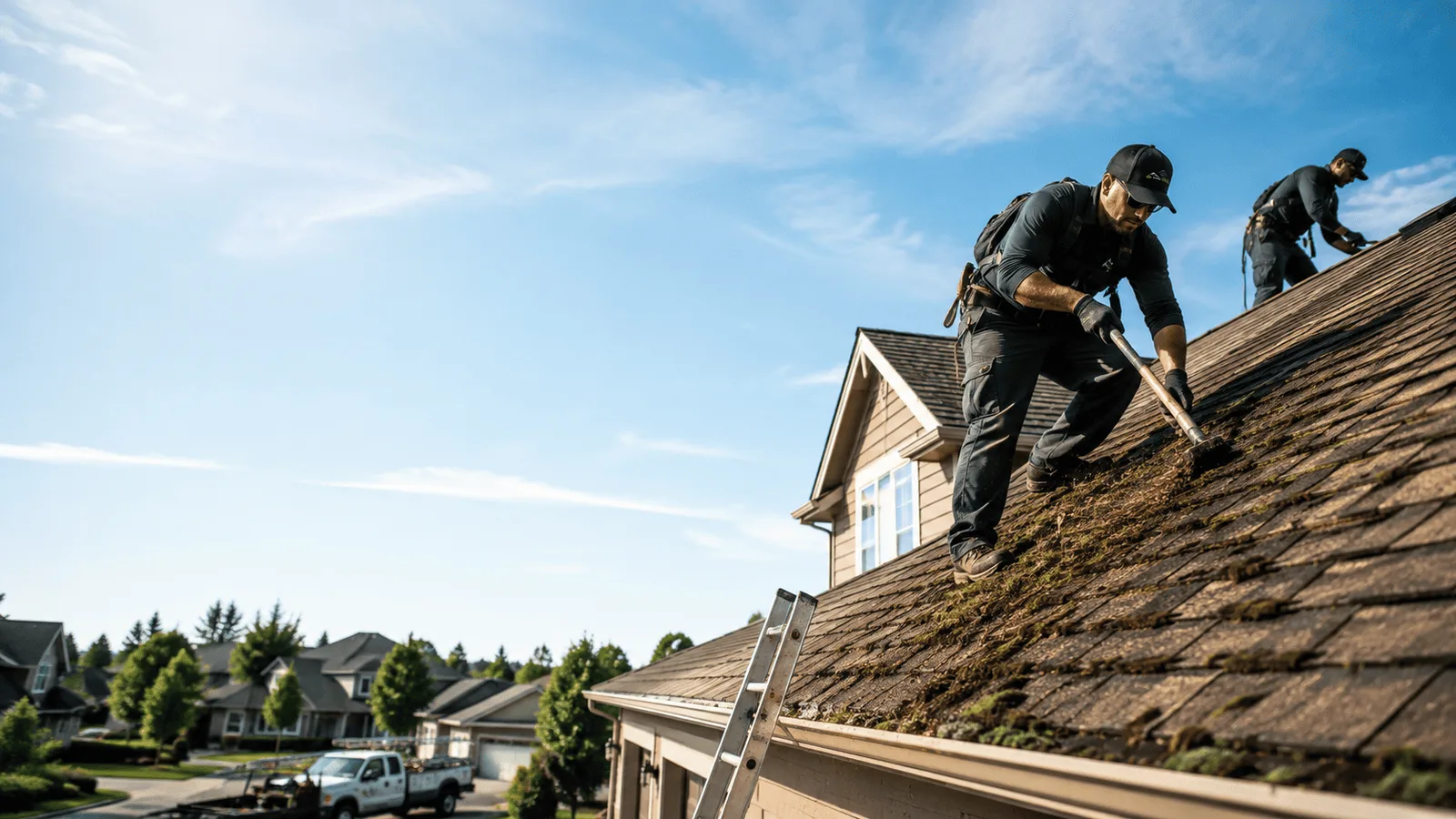 Roof Moss Removal in Okauchee, WI near me